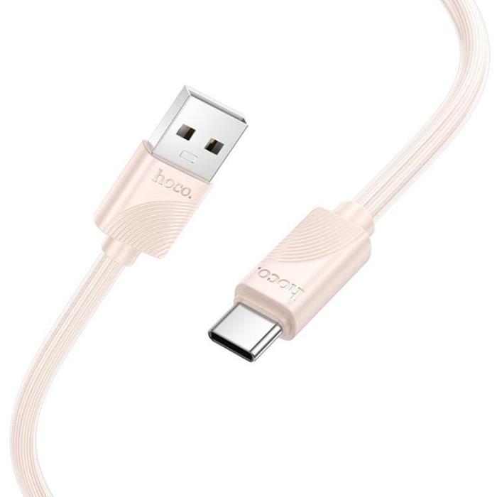 Hoco - HOCO USB-A - USB-C 3A Kabel 1m X114 - Rosa
