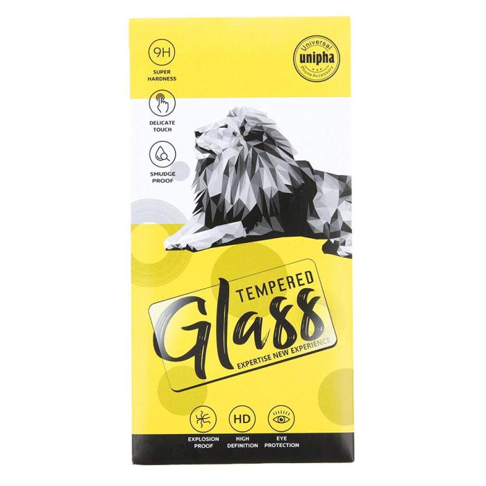 OEM - Skyddsglas 9D iPhone XR / 11 Svart Kant