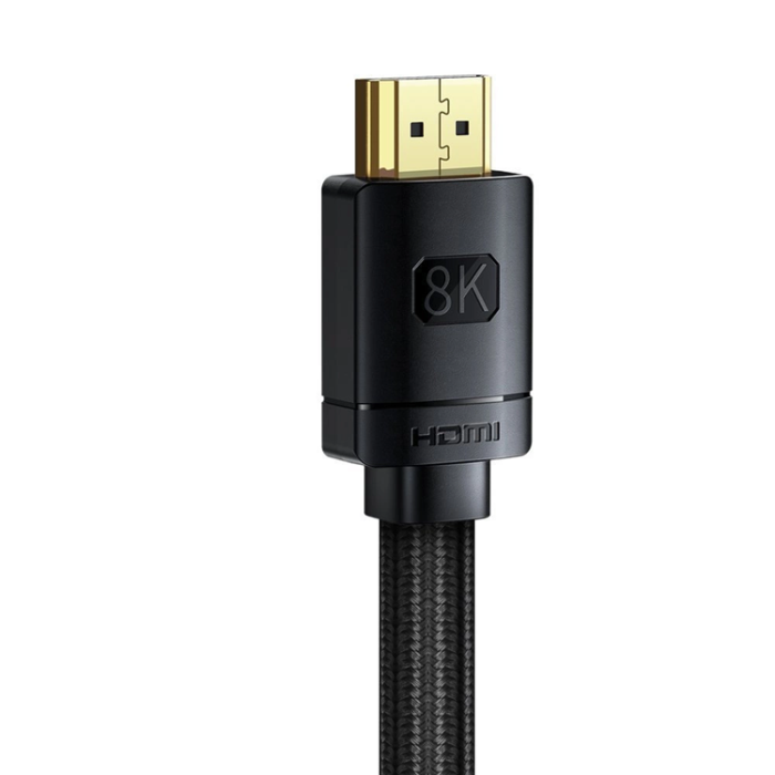 BASEUS - Baseus HDMI 8K Kabel HDR 48 Gbps 3 m - Svart