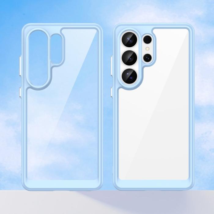 OEM - Mobilskal till Samsung Galaxy S26 Ultra TPU + Akryl Skydd - Blå