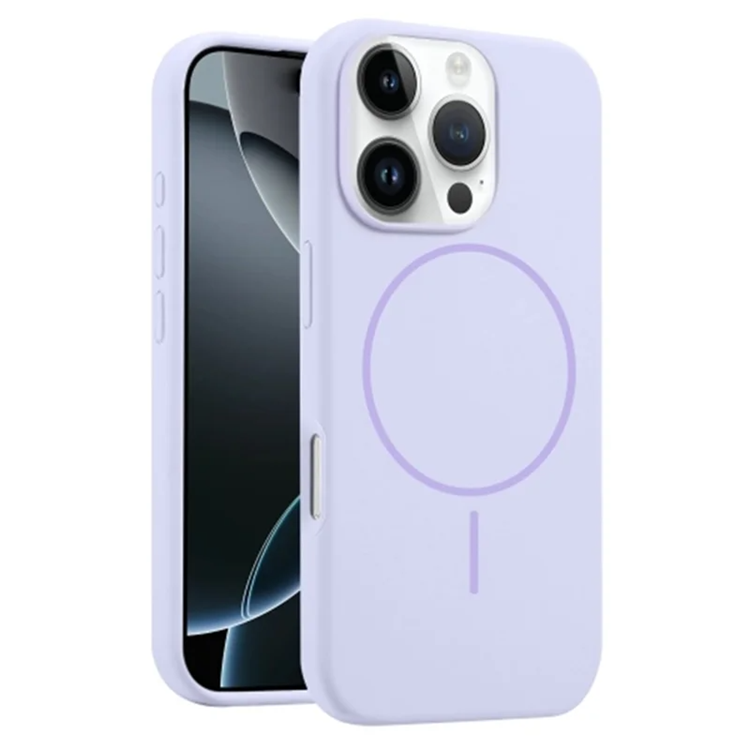 Mobilskal till iPhone 14 Pro Max MagSafe Silikon Anti Drop - Lila (Ljuslila) | 2353 | AlltMobil