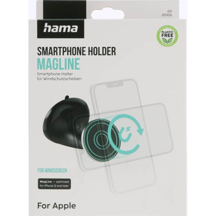 Hama - Hama Mobilhållare Magnetisk för Vindrutan