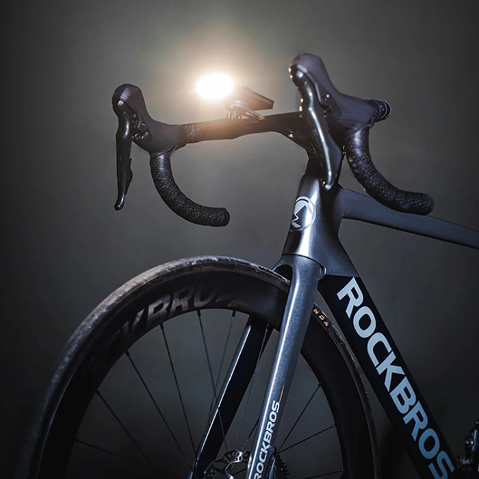 Rockbros - Rockbros Främre Cykelljus med Powerbank 5000mAh 150lm - Svart
