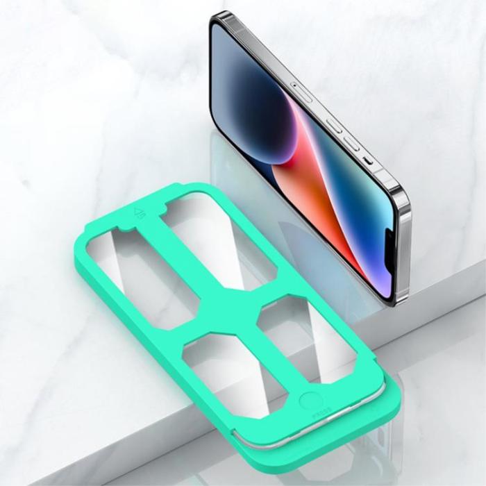 USAMS - USAMS iPhone 14 Härdat Glas Skärmskydd Full Glue HD - Clear