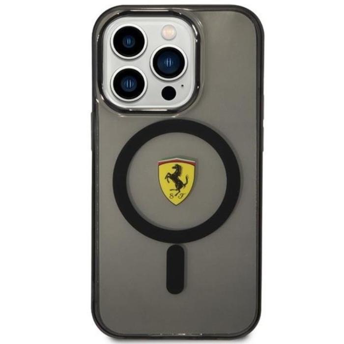 Ferrari - Ferrari iPhone 14 Pro Max Mobilskal Magsafe Translucent - Svart