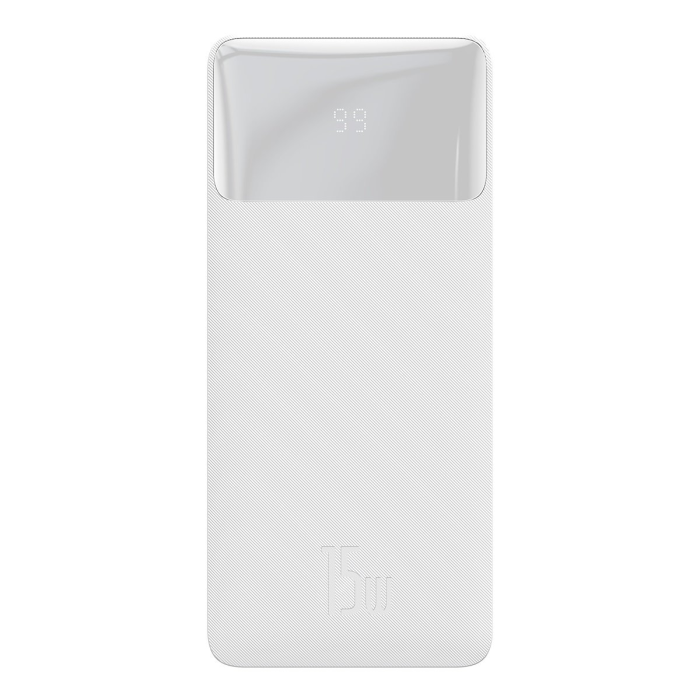UTGATT - Baseus Pwerbank 20000 mAh 15W Bipow + Micro-USB Kabel - Vit