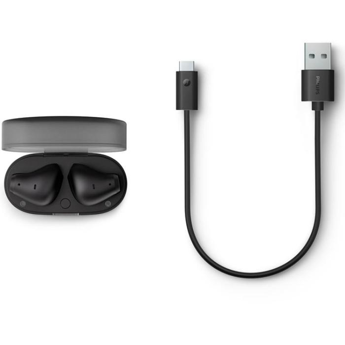 Philips - Philips TWS In-Ear Hörlurar Dynamisk bas - Svart