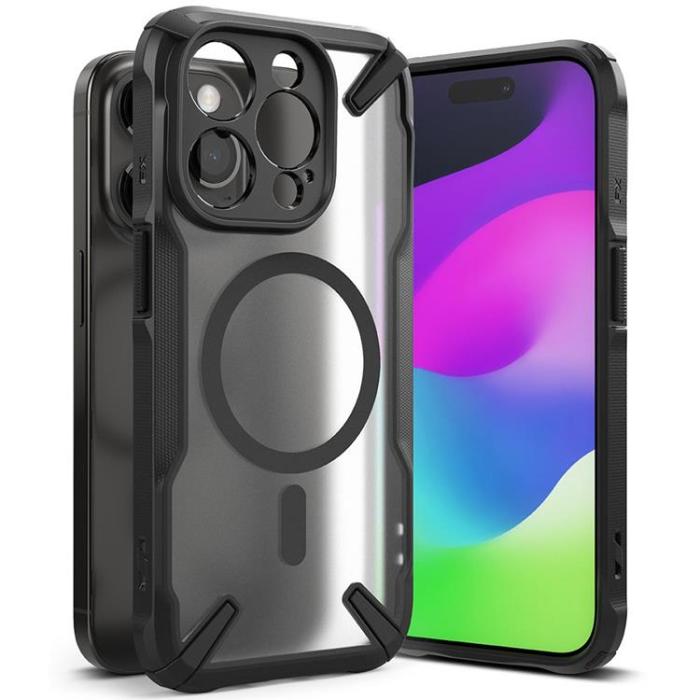 Ringke - Ringke iPhone 15 Pro Max Mobilskal Magsafe Fusion X - Matte Svart