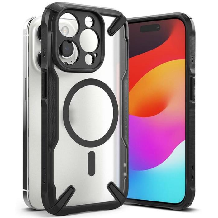 Ringke - Ringke iPhone 15 Pro Max Mobilskal Magsafe Fusion X - Matte Svart