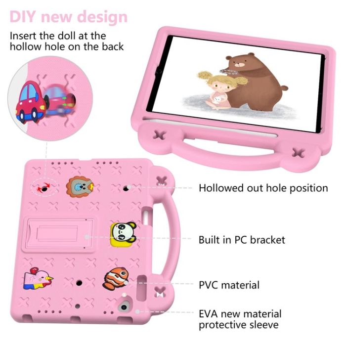 A-One Brand - iPad Air 2 (2014)/Air (2013) Skal EVA Kickstand Shockproof - Rosa