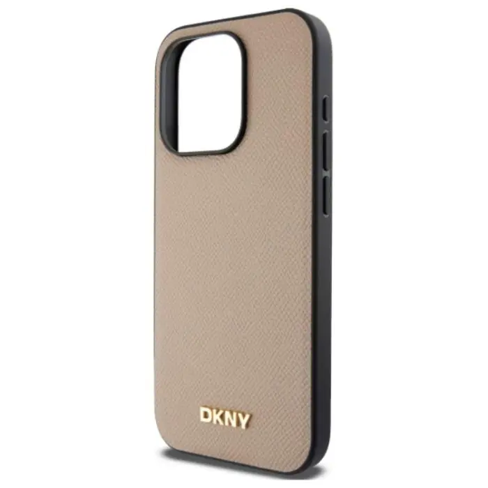 DKNY - DKNY iPhone 15 Pro Mobilskal MagSafe Grained Metal Logo