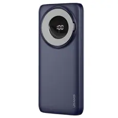 USAMS - USAMS Magnetisk Trådlös Powerbank 10000mAh 20W PD QC 3.0 - Blå