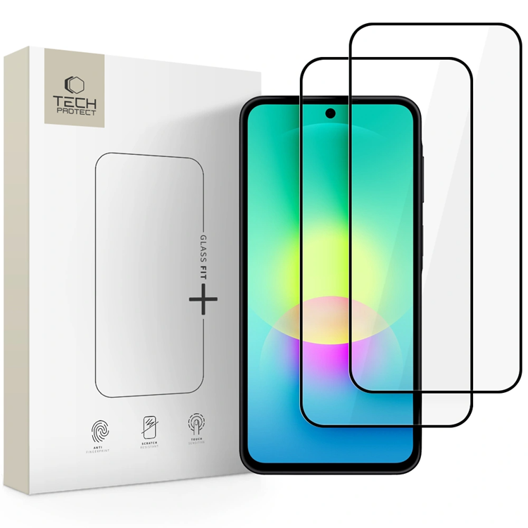 [2-Pack] Tech-Protect Härdat Glas Skärmskydd För Galaxy A27 Fit Plus - Svart | 2353 | AlltMobil