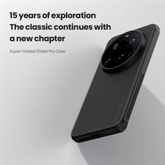 Nillkin - Nillkin Xiaomi 15 Ultra Mobilskal Frosted Shield Pro - Svart