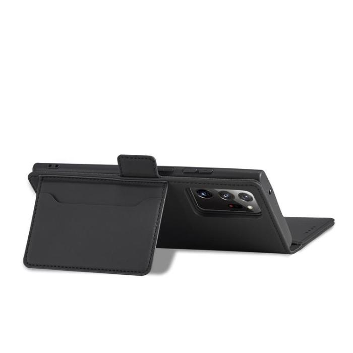 OEM - Galaxy S22 Ultra Plånboksfodral Magnet Stand - Svart