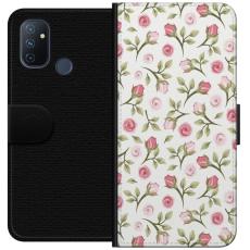 iSecrets - Pl&aring;nboksfodral till OnePlus Nord N100 med Blommigt