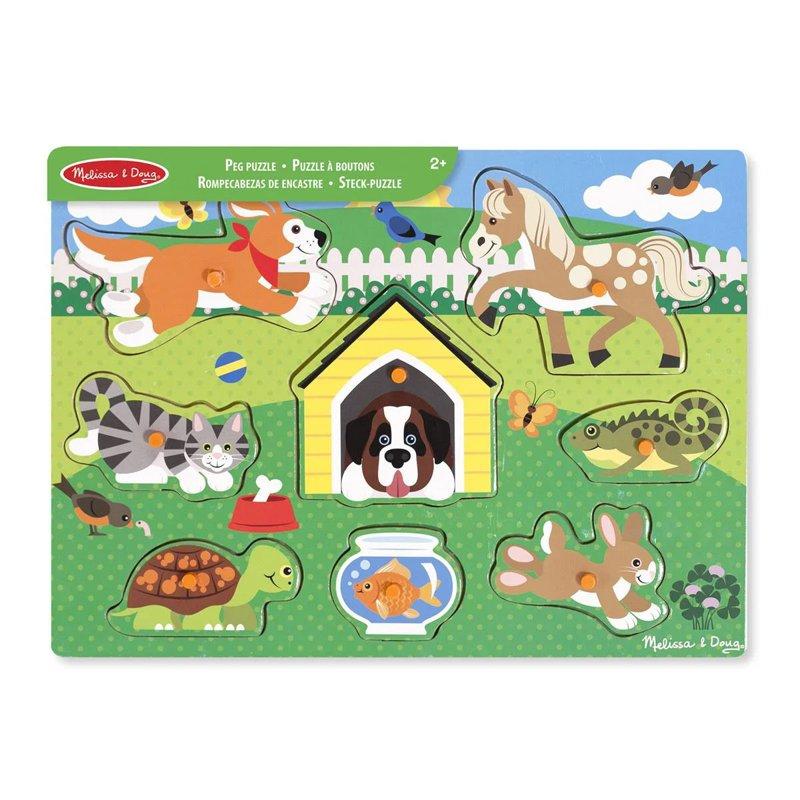 MND Wooden Peg Puzzle Pets