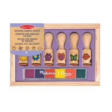 MND - MND Wooden Handle Stamps Happy Handle Stamp Set