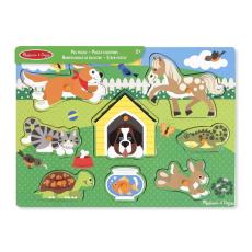 MND - MND Wooden Peg Puzzle Pets