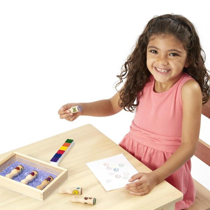 MND - MND Wooden Handle Stamps Happy Handle Stamp Set
