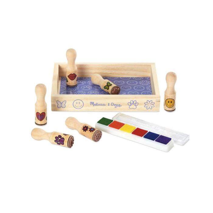 MND - MND Wooden Handle Stamps Happy Handle Stamp Set