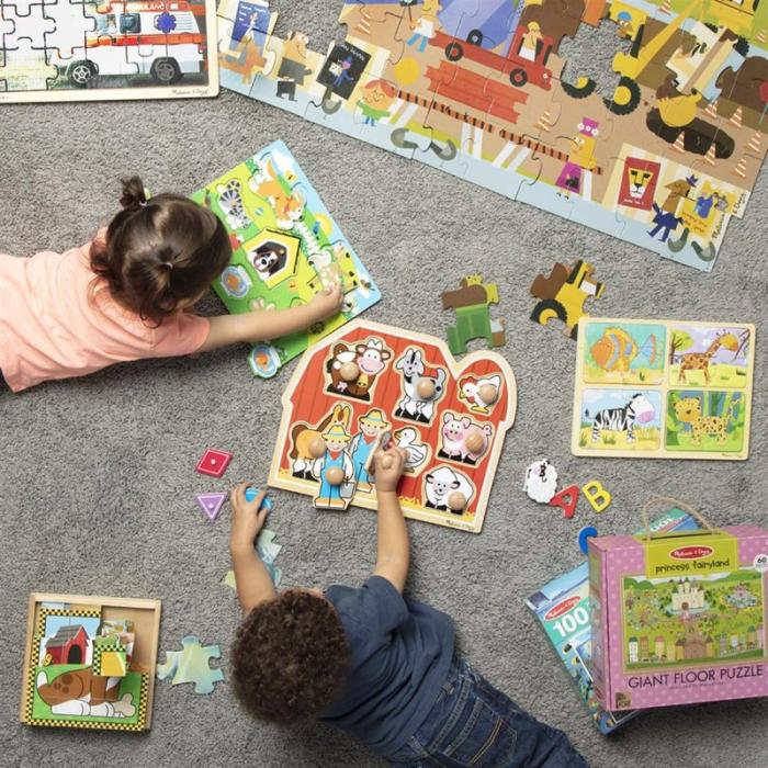 MND - MND Wooden Peg Puzzle Pets