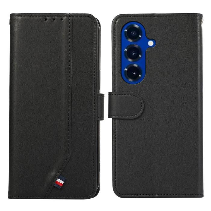 OEM - Mobilfodral för Samsung Galaxy S26 Plus Konstläder RFID - Svart