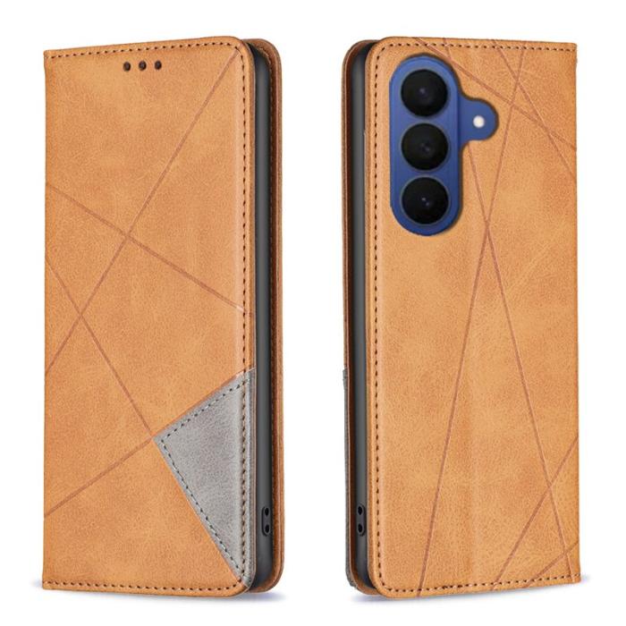 OEM - Mobilfodral för Samsung Galaxy S26 Plus Konstläder Kortfack - Gul