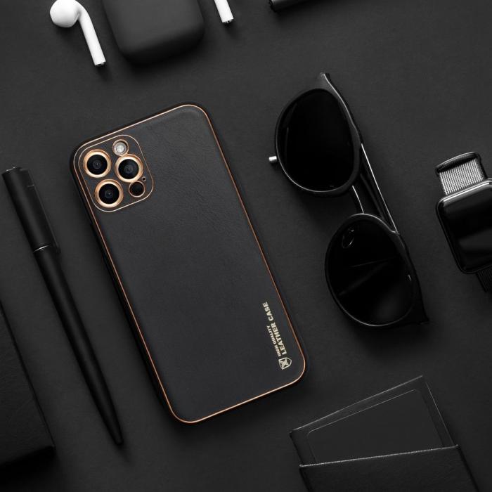 UTGATT - Läderfinish skal för Samsung Galaxy A23 5G svart