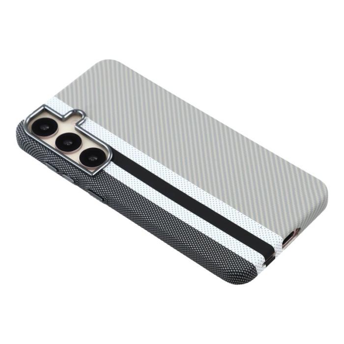 OEM - Mobilskal för Samsung Galaxy S26 Magnetiskt PC - Grå ränder