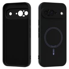 ABEEL - ABEEL Mobilskal till Google Pixel 9 Pro MagSafe Liquid Silicone Svart
