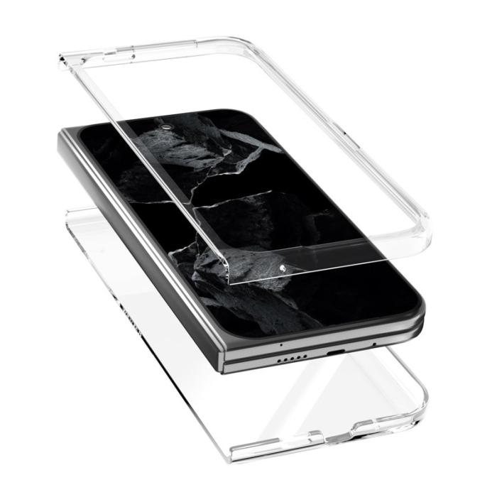ABEEL - ABEEL Mobilskal till Google Pixel 9 Pro Fold 5G Transparent Hård PC