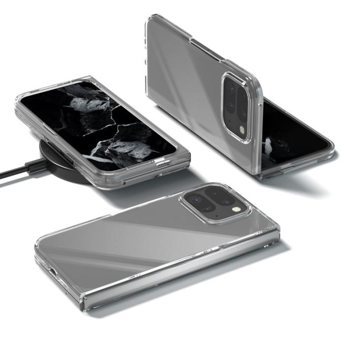 ABEEL - ABEEL Mobilskal till Google Pixel 9 Pro Fold 5G Transparent Hård PC