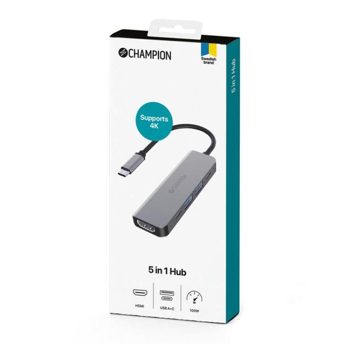 Champion - CHAMPION 5 in 1 USB Hub