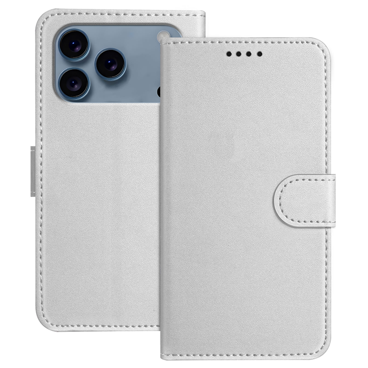 iPhone 17 Pro Plånboksfodral Anti Drop - Silver | 2353 | AlltMobil