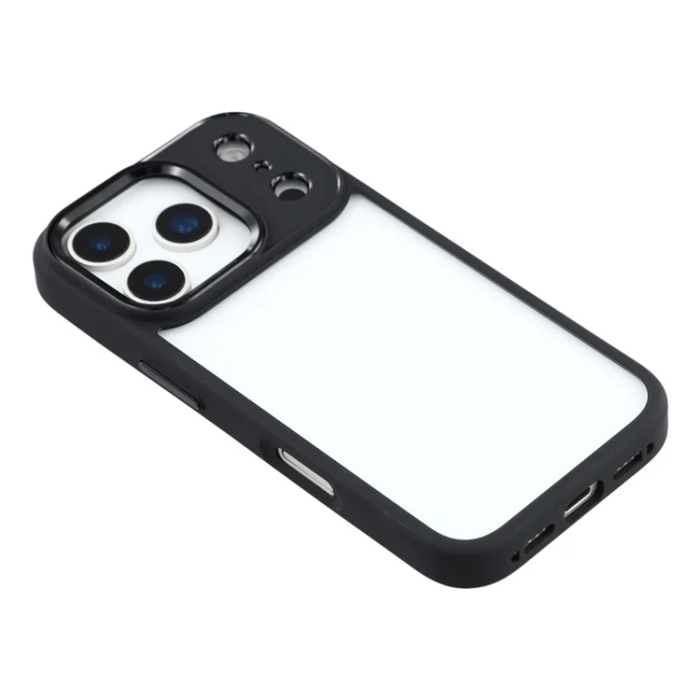 A-One Brand - FULEXIN iPhone 17 Pro Mobilskal Crystal Clear + TPU - Svart
