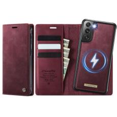 Caseme - CASEME C49 Fodral f&ouml;r Samsung Galaxy S21 FE 5G - R&ouml;d