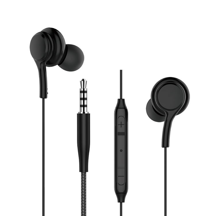 WIWU Trådbundna Hörlurar Jack 3.5mm EB310 - Svart | 505771 | AlltMobil