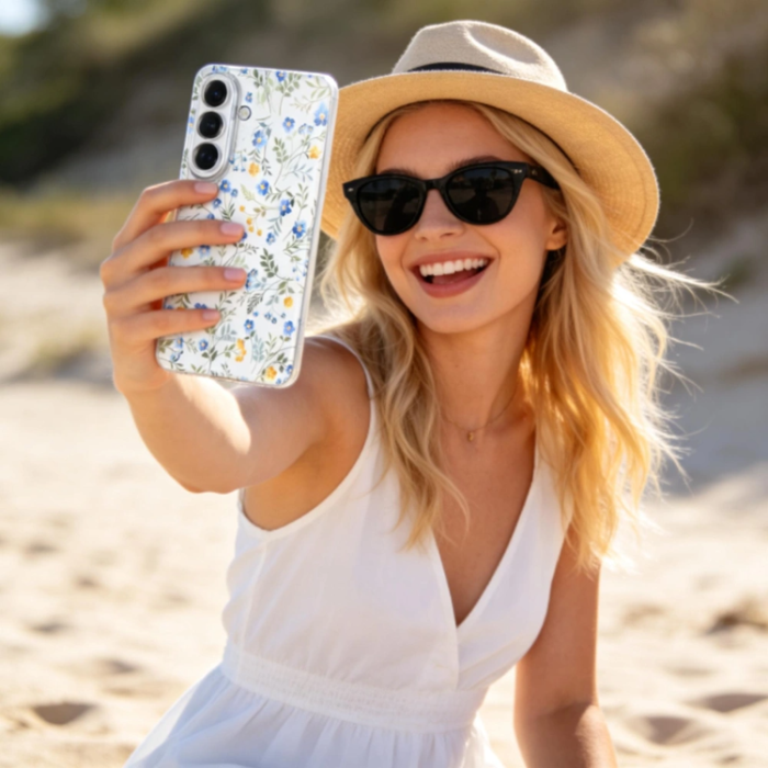 Tech-Protect - Tech-Protect Mobilskal För Galaxy S26 Flexair - Spring Flowers