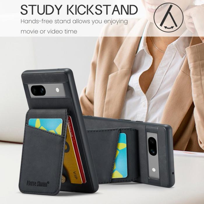 FIERRE SHANN - FIERRE SHANN Google Pixel 7 5G Fodral PU+TPU - Svart