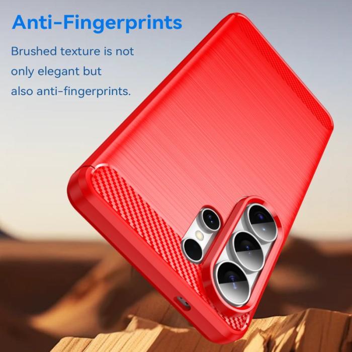 WANLONFENG - WANLONFENG Mobilskal till Samsung Galaxy S26 Ultra TPU LS Series - Röd