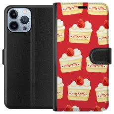 Gustaf - Pl&aring;nboksfodral till Apple iPhone 13 Pro Max med T&aring;rta