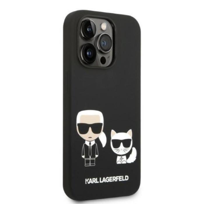 KARL LAGERFELD - Karl Lagerfeld iPhone 14 Pro Max Skal Magsafe Silicone Karl & Choupette