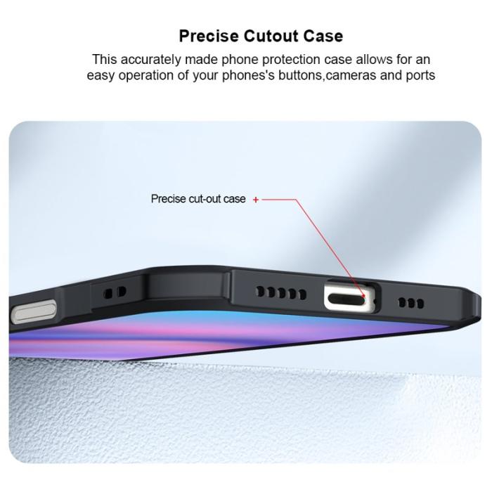 XUNDD - XUNDD Mobilskal till iPhone 16 Pro Hybrid TPU + Akryl Klar Stötsäker