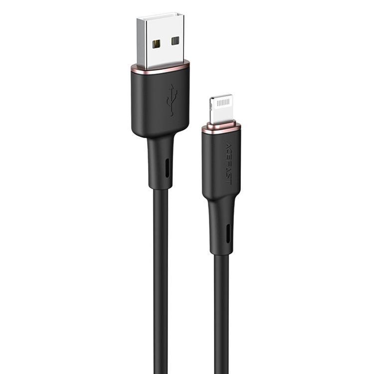 Acefast USB-A till Lightning kabel 1.2m - Svart | 3541 | AlltMobil