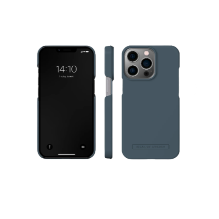 UTGATT1 - Ideal Of Sweden iPhone 14 Pro Skal Sömlös - Midnight Blå