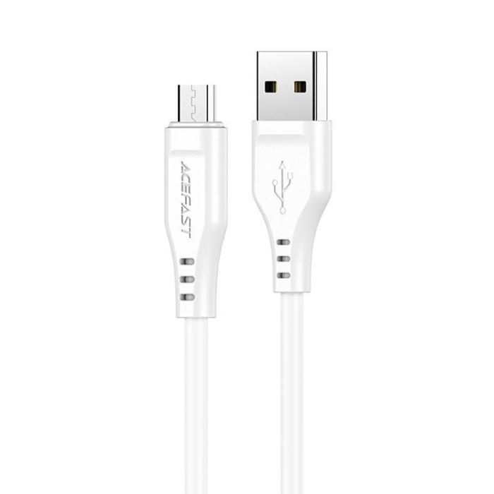UTGATT1 - Acefast USB Till Micro USB Kabel 1.2m - Vit