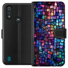 Gustaf - Pl&aring;nboksfodral till Motorola Moto E6i med Disco