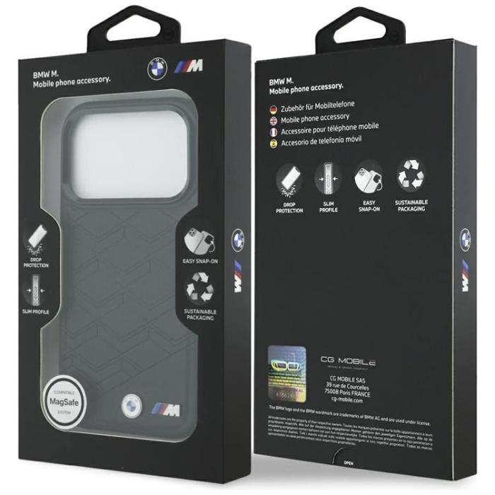 BMW - BMW iPhone 17 Pro Mobilskal MagSafe M Shape Logo - Svart