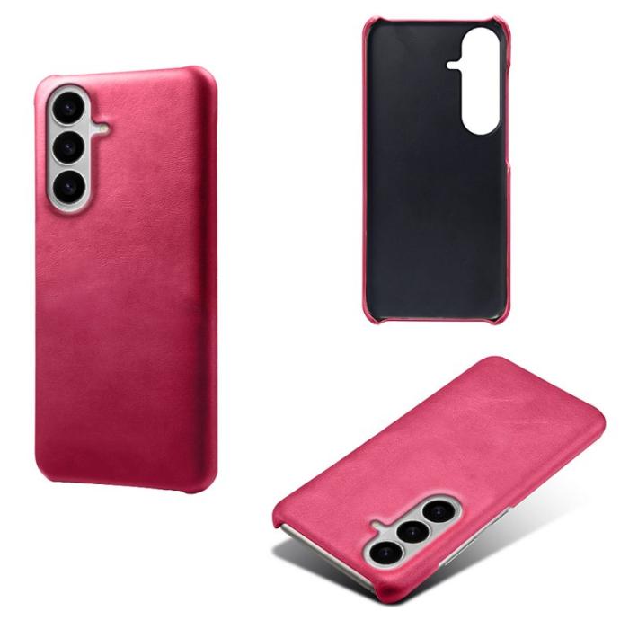 OEM - Samsung Galaxy S26 / S26 Pro Skal PU Läder Hård PC Skydd - Rosa